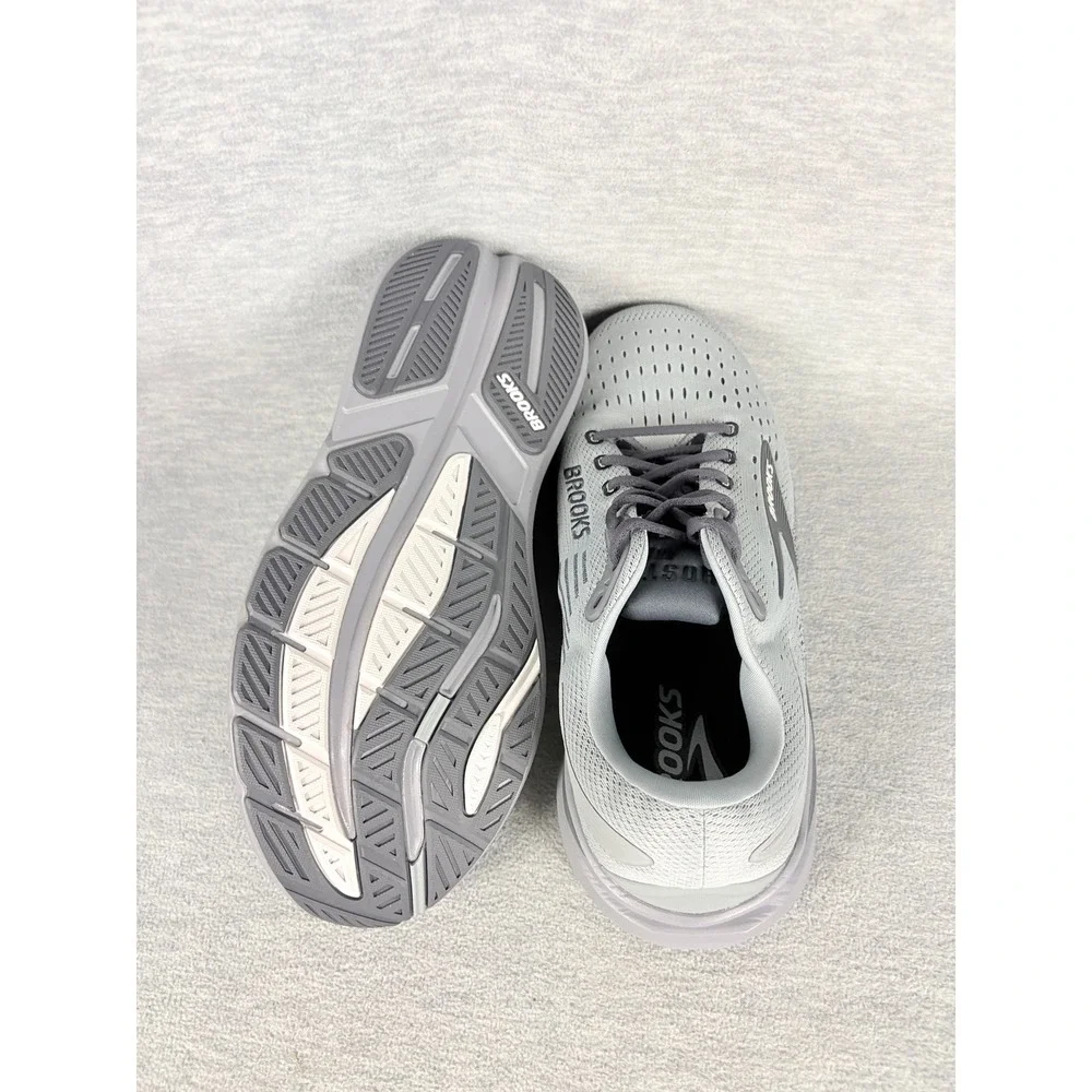 Brooks Ghost Max 3 Running Sneakers 12 4E XW Gray Black Primer Ebony Comfort